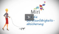 Miri und die Berufsunfähigkeitsversicherung Miri empfiehlt den Versicherungsmakler